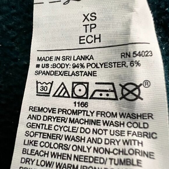 Old Navy Womens Go-Dry Teal Drawstring Waist Activewear Ankle Leggings Size XS - Picture 9 of 9